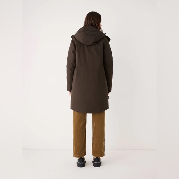 NWT Frank & Oak // The Capital Parka in Espresso Brown – Extra Small - Picture 11 of 12